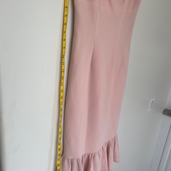 CINQ À SEPT Woman Opalina Fluted Ruffle-trimmed Crepe Dress - Picture 9 of 10